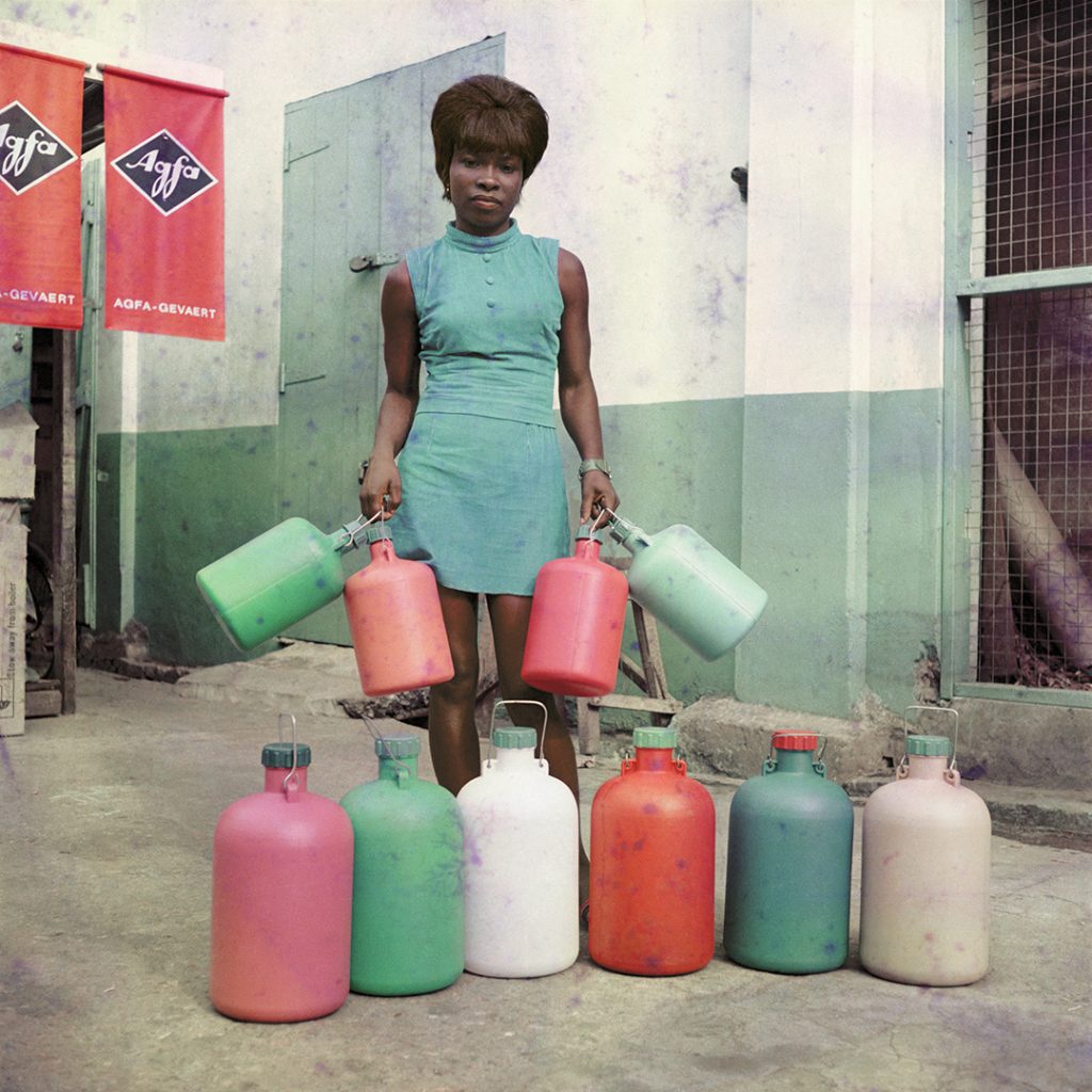 James Barnor, Sick Hagemeyer shop assistant, Accra, c. 1957, Courtesy Autograph