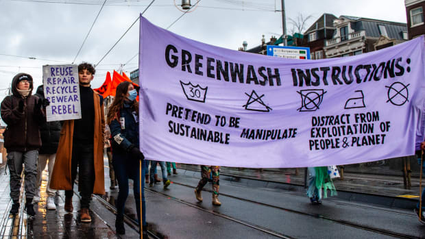 Manifestación greenwashing