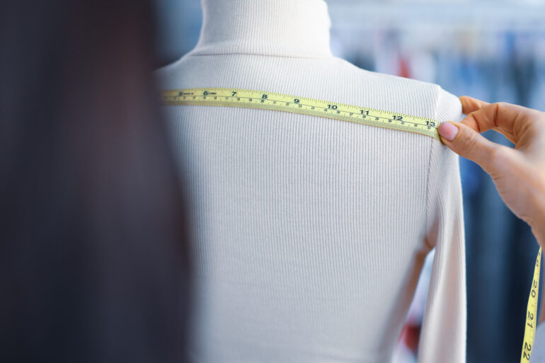 measuring tape on a mannequin