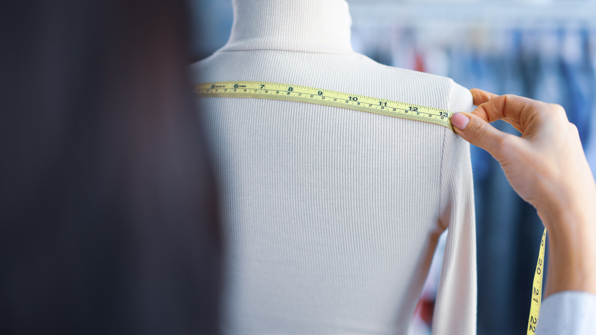 measuring tape on a mannequin