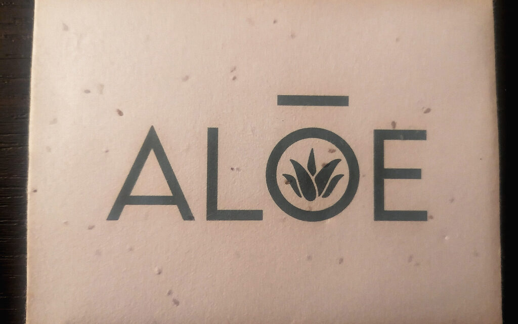 Plantable tickets from the brand Aloe
